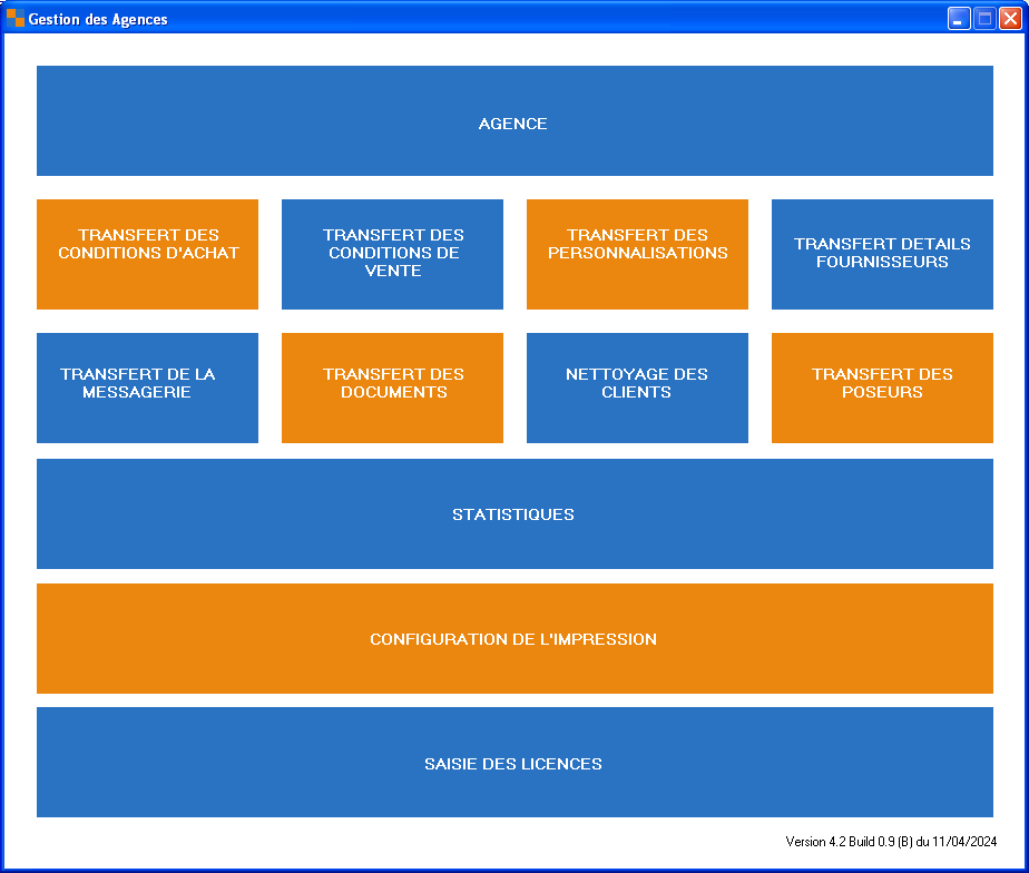 Module - Gestion agences